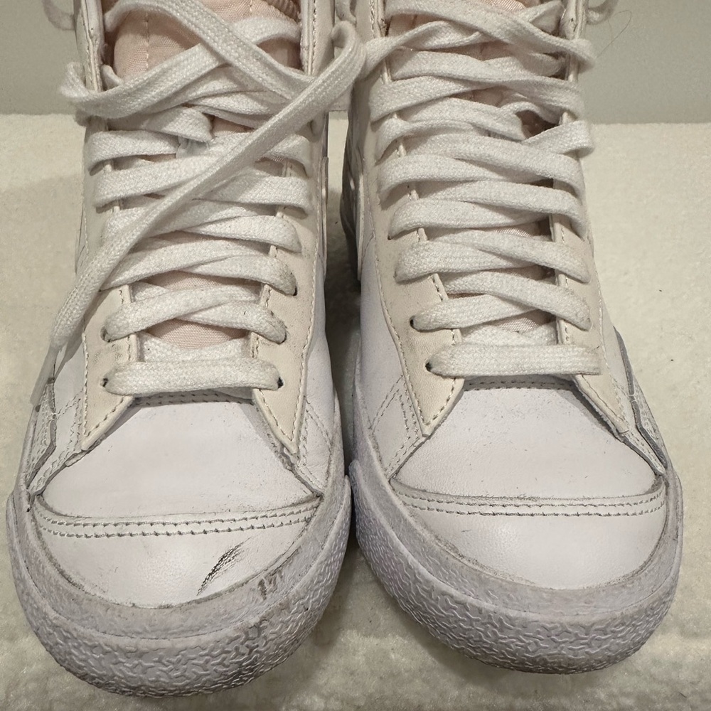 White High-Top Sneakers
